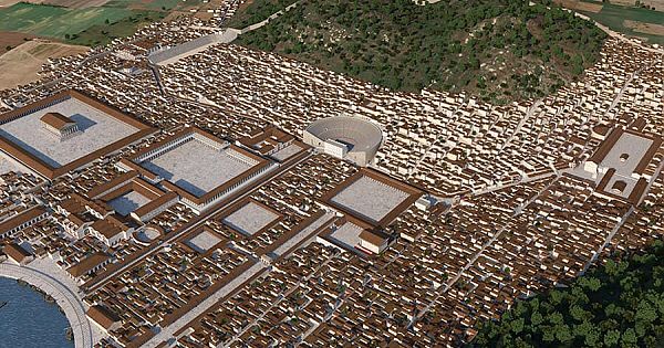 İşte 2 bin 48 yıl önceki Efes