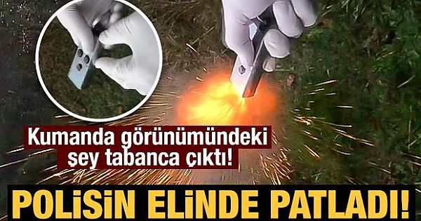 Kumanda görünümlü tabanca