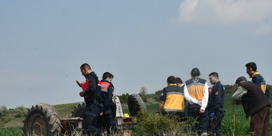 Tekirdağ'da Traktörün Altında Kalan Çiftçi Hayatını Kaybetti