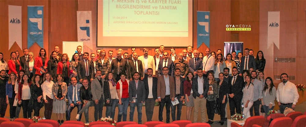 9. Mersin İş ve Kariyer Fuarı iş adamlarını,İŞKUR yetkililerini, firma yetkililerini buluşturdu.