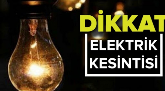 İzmir'de 10 ilçe elektriksiz kalacak