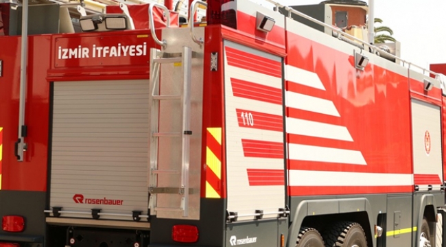 İzmir'de yangın ve korkutan patlama sesleri