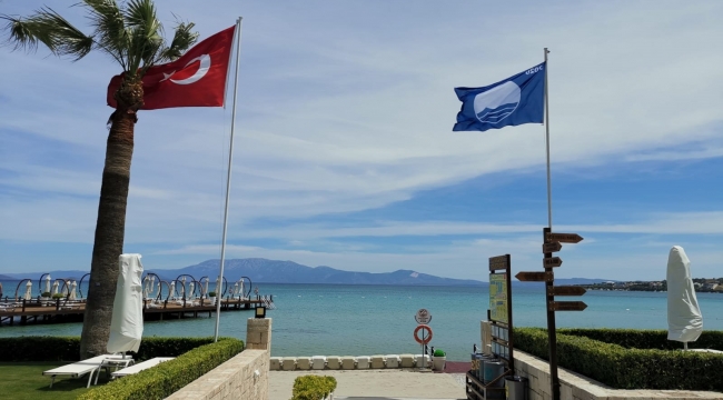 İzmir'de mavi bayraklı plajların sayısı arttı