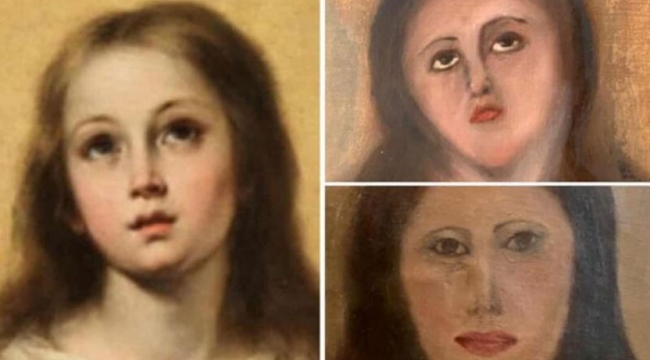 Kusursuz Meryemana tablosu ne hale geldi!