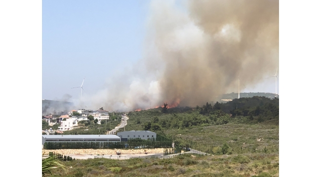 Sığacık yanıyor!
