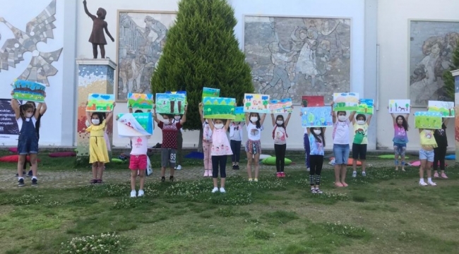 Gaziemirli çocuklar "Zafer"in resmini çizecekler