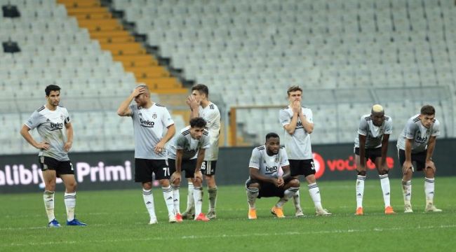 Beşiktaş Avrupa'ya veda etti