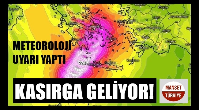 Ege ve İzmir dikkat! Cuma yağmur ve kasırga var