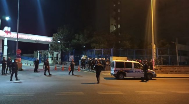 Ankara'da hastaneye taşlı saldırı: 20 gözaltı