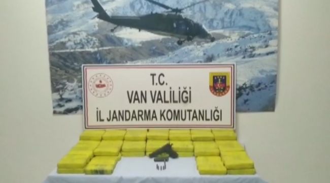 Başkale'de 61 kilo eroin ele geçirildi
