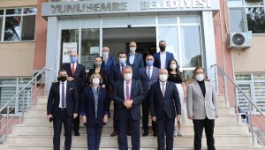 Başkan Çerçi Türkiye Kent Konseyleri Birliği'ni ağırladı