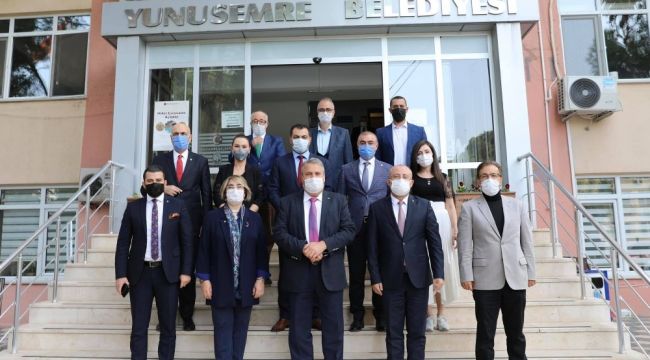 Başkan Çerçi Türkiye Kent Konseyleri Birliği'ni ağırladı