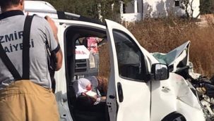 Çeşme'de feci kaza: 1 ölü, 1 yaralı