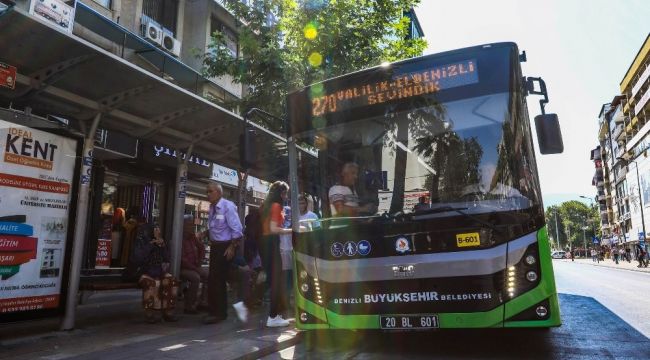 Denizli'de KPSS'ye gireceklere otobüsler ücretsiz
