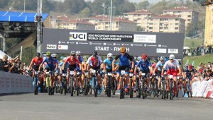 Dünya Dağ Bisikleti Maraton Şampiyonası'nda start verildi