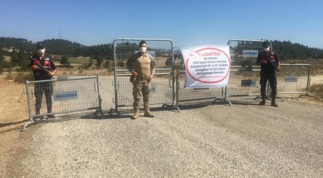 Dursunbey'de bir mahalle karantinaya alındı