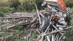 Dursunbey'de traktör kazası: 1 ölü, 3 yaralı