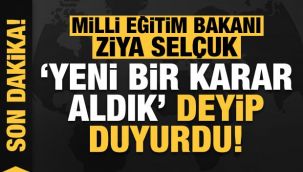 Eğitimde önemli duyuru