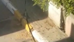 Elektrik kabloları bomba gibi patladı