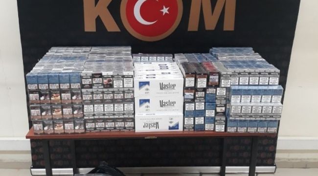 Gaziantep'te 3 bin 150 paket kaçak sigara ele geçirildi
