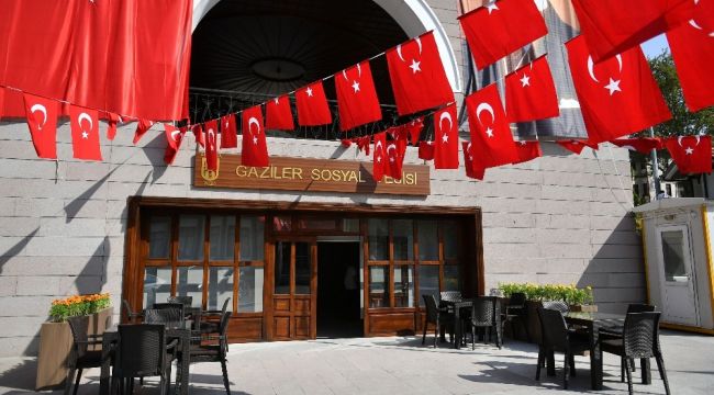 Gaziler Sosyal Tesisi 29 Ekim Cumhuriyet Bayramı'nda açılıyor