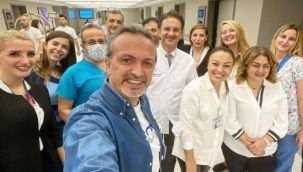 Hastane açılışı sonrası pandemi kuralları unutuldu