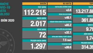 Hem hasta sayısı hem ağır vaka sayısı artıyor