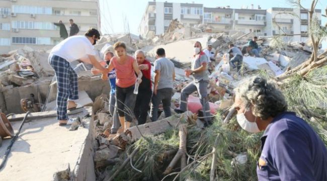 İzmir'deki depremde ölenlerin sayısı 26'ya yükseldi