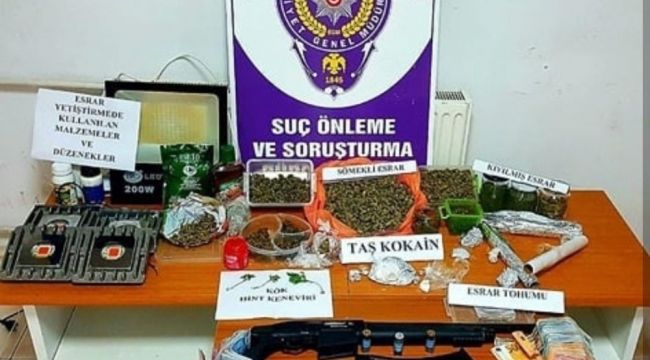 İzmir'de uyuşturucu tacirlerine darbe: 4 gözaltı