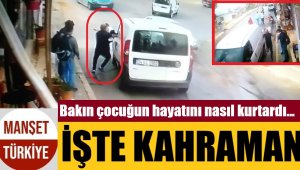 İzmir'deki kahramanlık anları güvenlik kamerasında