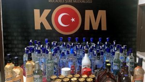 Kilis'te 114 şişe kaçak içki ele geçirildi