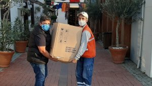 Kuşadası Belediyesi'nden İzmir'e gıda yardımı