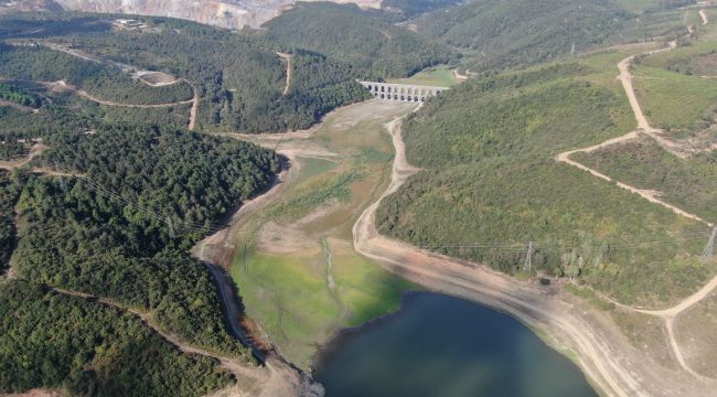 Ömerli Barajı'nda su seviyesi yüzde 43 seviyesine geriledi