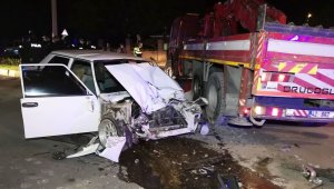 Polisten kaçarken kaza yapan sürücü hayatını kaybetti