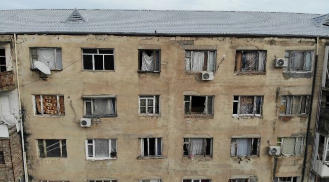 Savaşın acı yüzü pencerelere böyle yansıdı