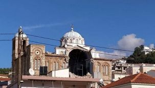  Sisam'ı da vurdu: Kilise çöktü, sular yükseldi, iki öğrenci öldü