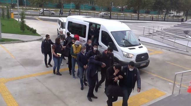 Tekirdağ merkezli 14 ilde FETÖ'den yakalanan 23 kişi adliyede