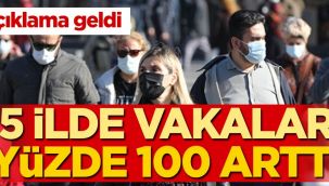 5 ilde vakalar yüzde 100 arttı!