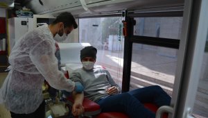 6 günde 450 ünite kan bağışı yapıldı