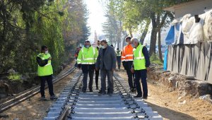 70 yıllık askeri demiryolu hattı yenileniyor
