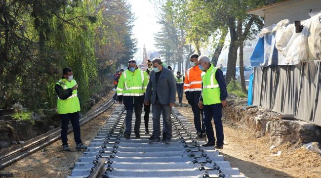 70 yıllık askeri demiryolu hattı yenileniyor