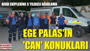 AFAD'a 5 yıldızlı ağırlama