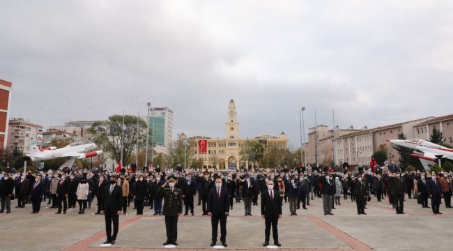 Atatürk Büyükçekmece'de saygıyla anıldı