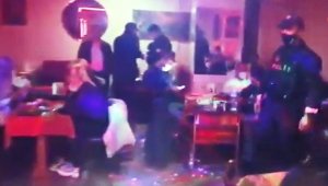 Aydın'da Korona partisine polis baskını