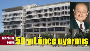 Belediye binası için 50 yıl önce Mazhar Zorlu uyarmış