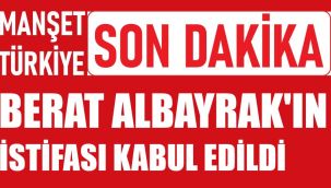 Berat Albayrak'ın istifası kabul edildi