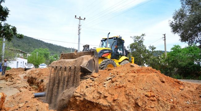 Bodrum'da 50 haneye kesintisiz içme suyu