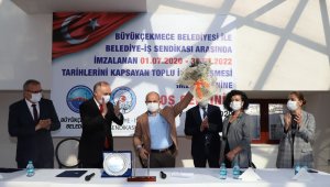 Büyükçekmece Belediyesi'nde toplu iş sözleşmesi sevinci