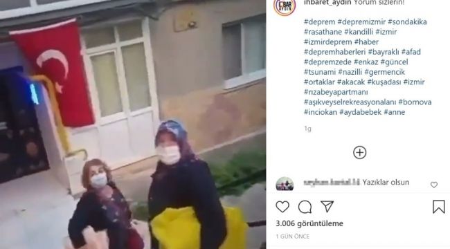 "Deprem yardımlarını aldıysak size ne" diyen kadınlara tepki