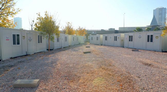 Depremzede avukatların geçici ofisleri hazır